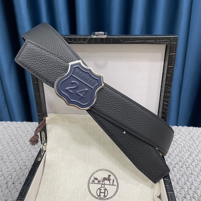 에르메스 양면 TOG 가죽 벨트 3.8cm 스테인리스 001-220604