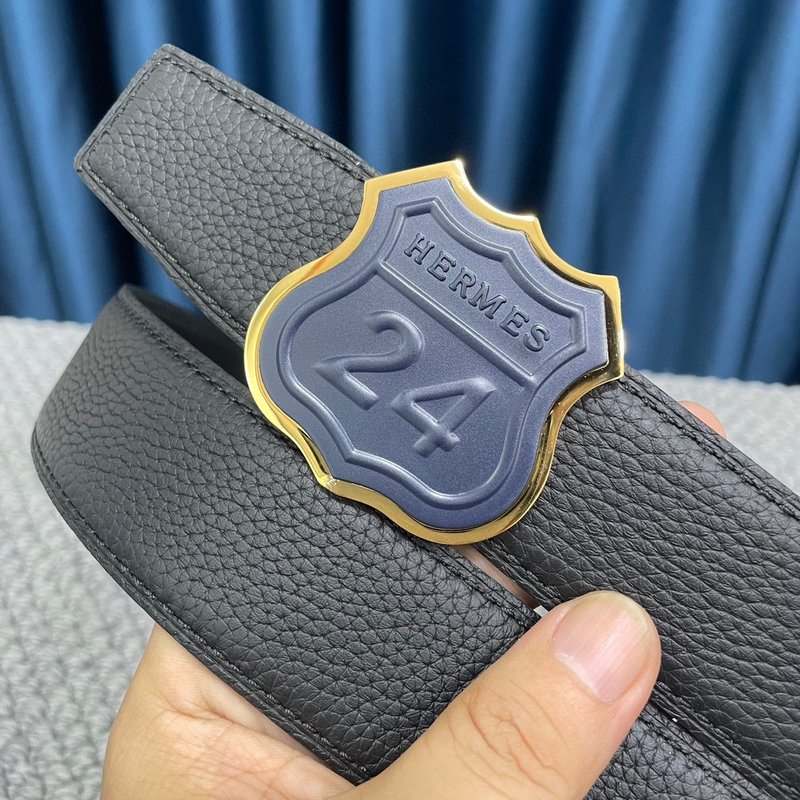 에르메스 양면 TOG 가죽 벨트 3.8cm 스테인리스 001-220604