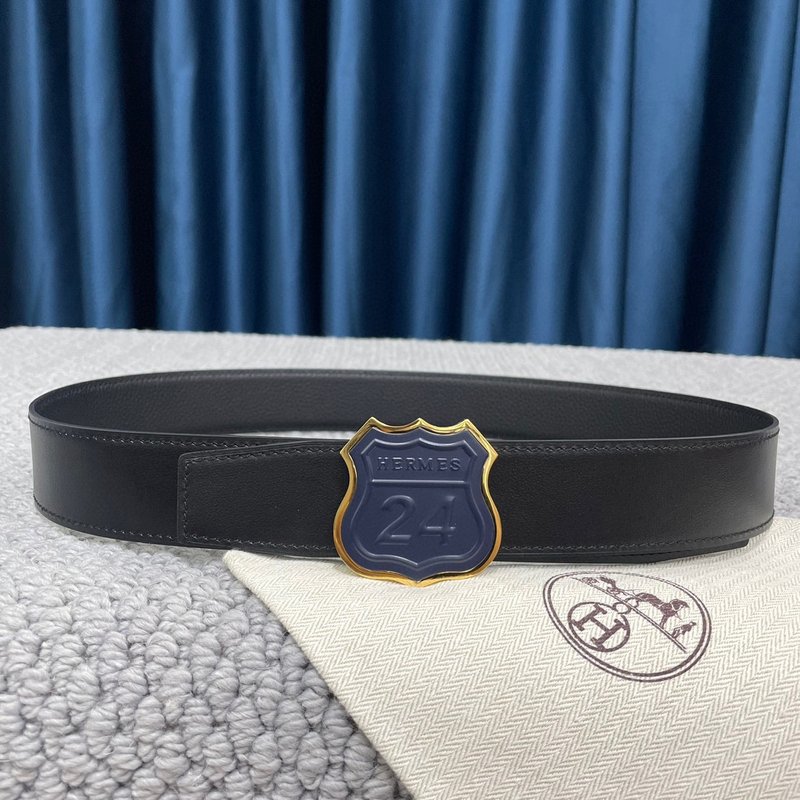 에르메스 양면 TOG 가죽 벨트 3.8cm 스테인리스 001-220604