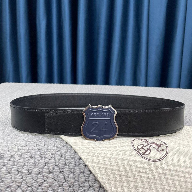 에르메스 양면 TOG 가죽 벨트 3.8cm 스테인리스 001-220604