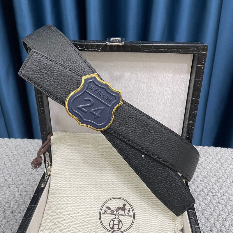 에르메스 양면 TOG 가죽 벨트 3.8cm 스테인리스 001-220604