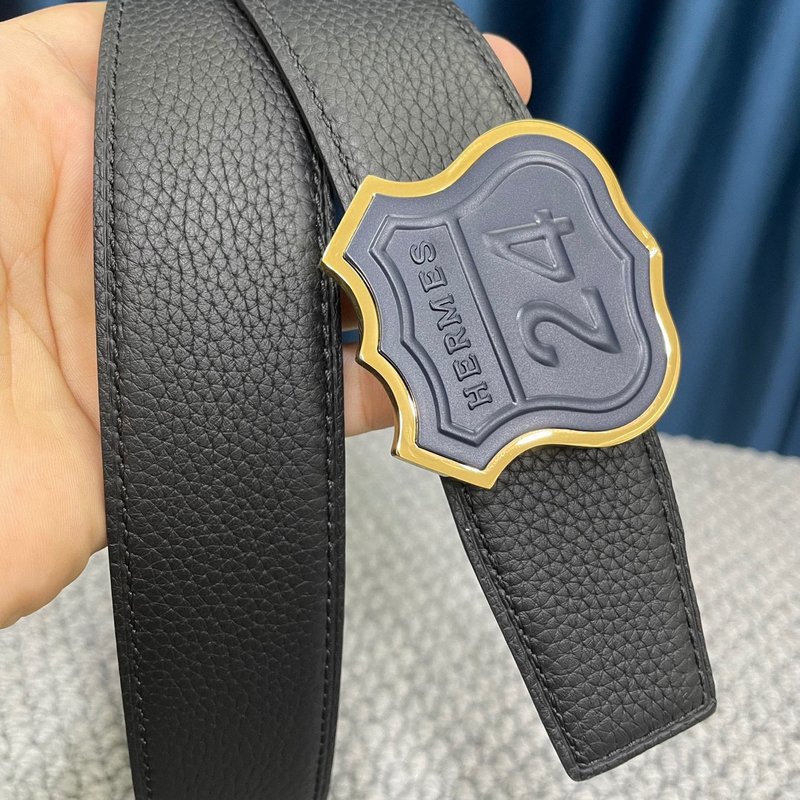 에르메스 양면 TOG 가죽 벨트 3.8cm 스테인리스 001-220604