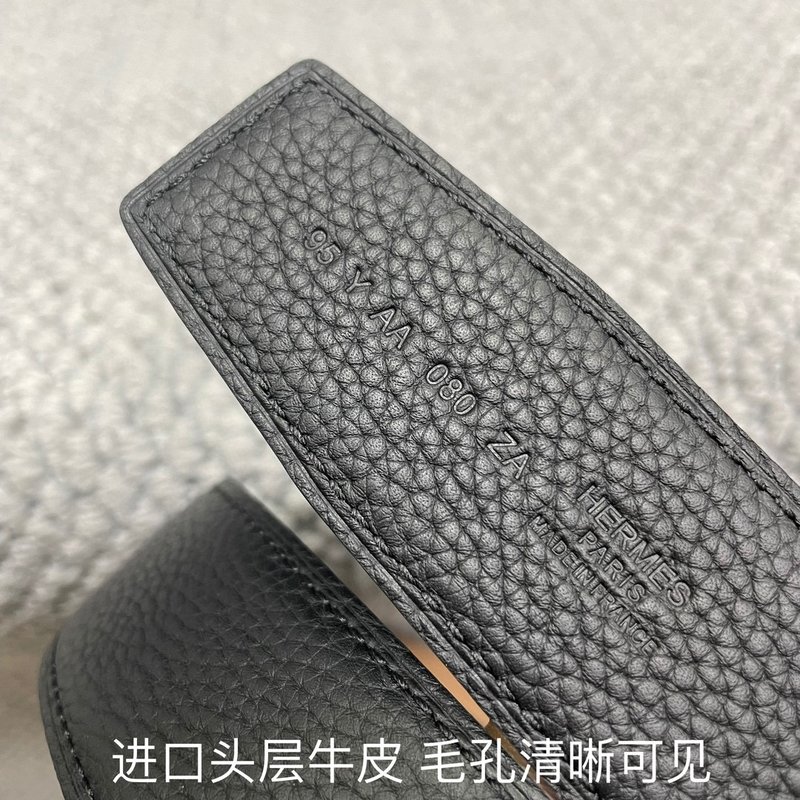 에르메스 양면 TOGO 가죽 벨트 3.8cm 001-220605