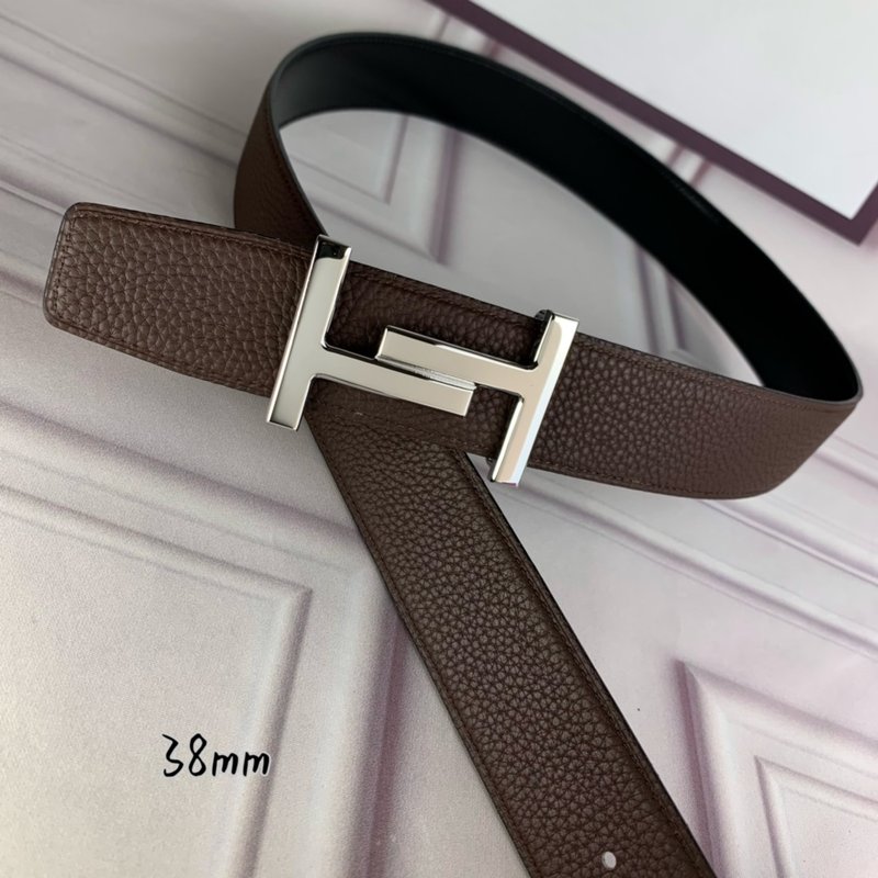 에르메스 양면 가죽 H 버클 벨트 38mm 001-220624