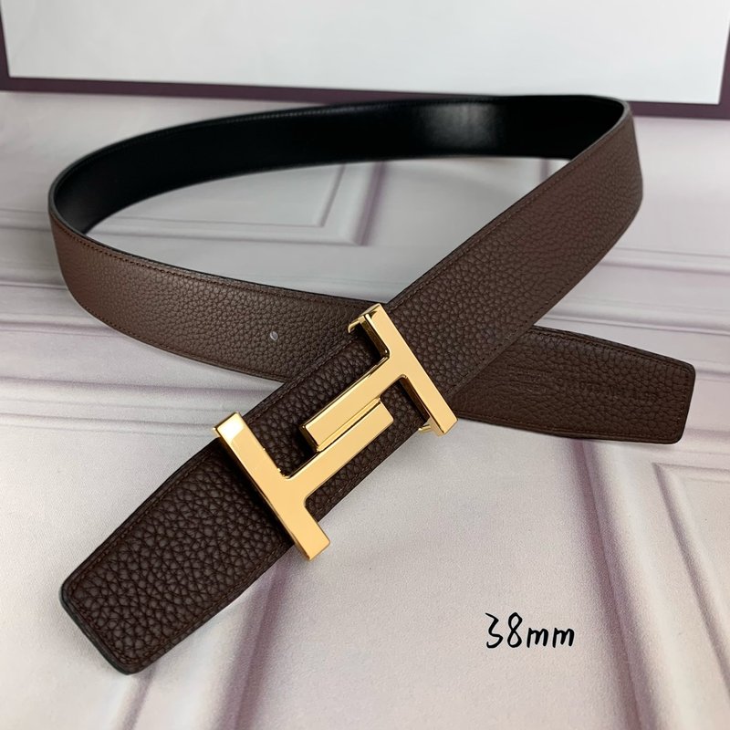 에르메스 양면 가죽 H 버클 벨트 38mm 001-220624