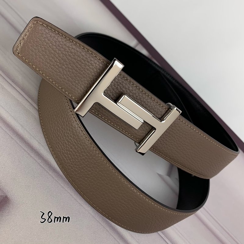 에르메스 H 버클 소가죽 벨트 38mm 폭 001-220629