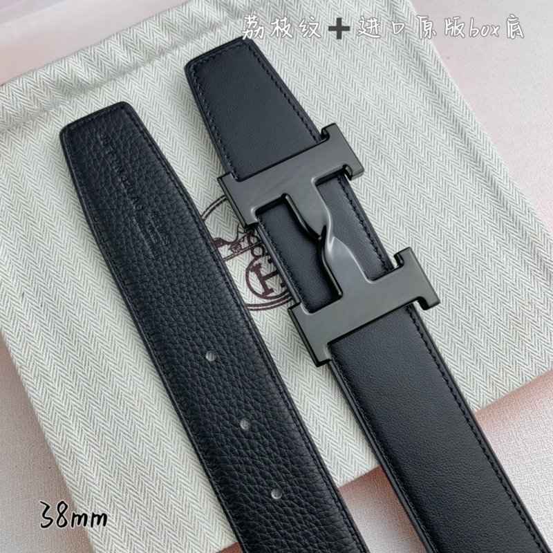 에르메스 양면 H 버클 벨트 38mm 블랙 001-220644