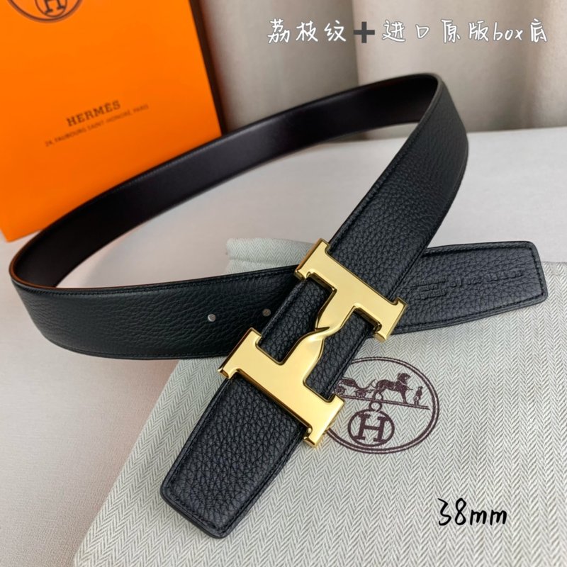 에르메스 양면 H 버클 벨트 38mm 블랙 001-220644
