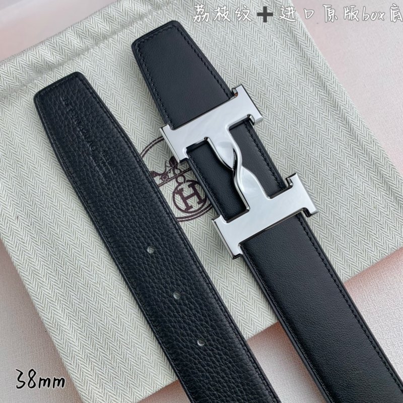 에르메스 양면 H 버클 벨트 38mm 블랙 001-220644