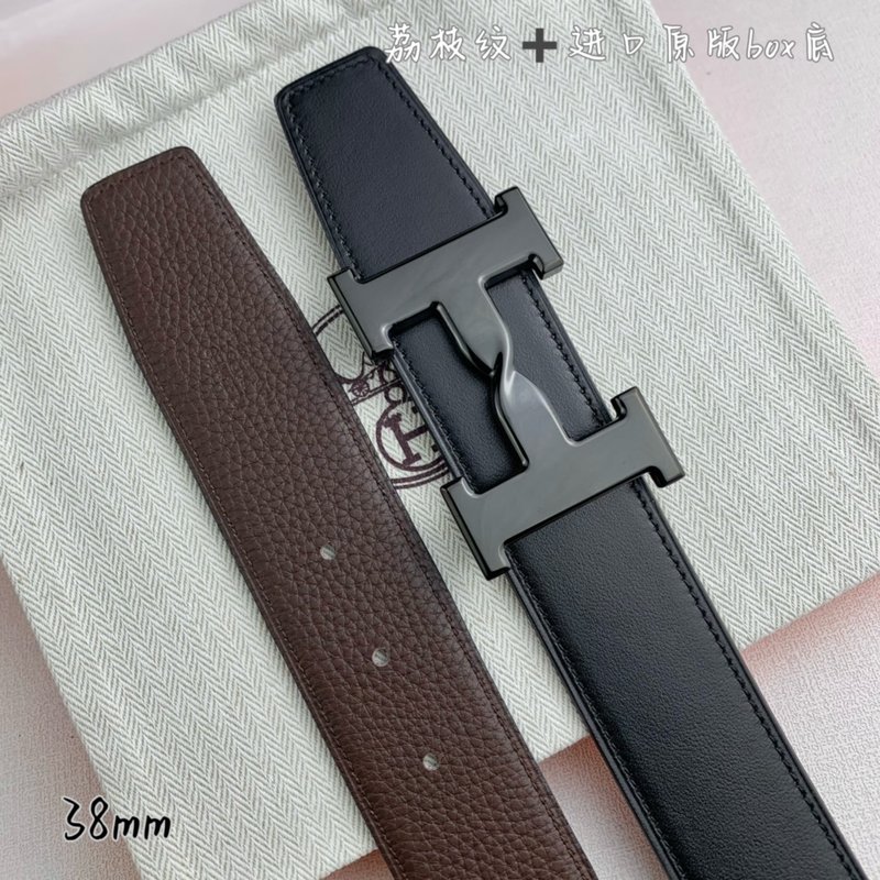 에르메스 양면 H 버클 벨트 38mm 수입 소가죽 001-220646