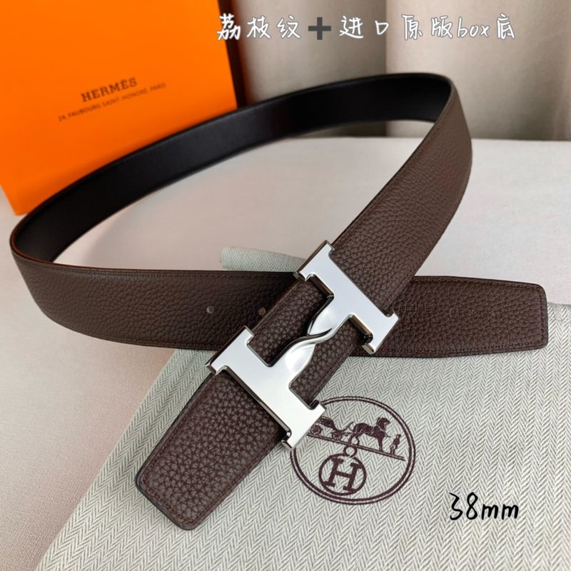 에르메스 양면 H 버클 벨트 38mm 수입 소가죽 001-220646