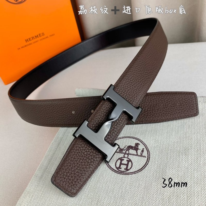 에르메스 양면 H 버클 벨트 38mm 수입 소가죽 001-220646