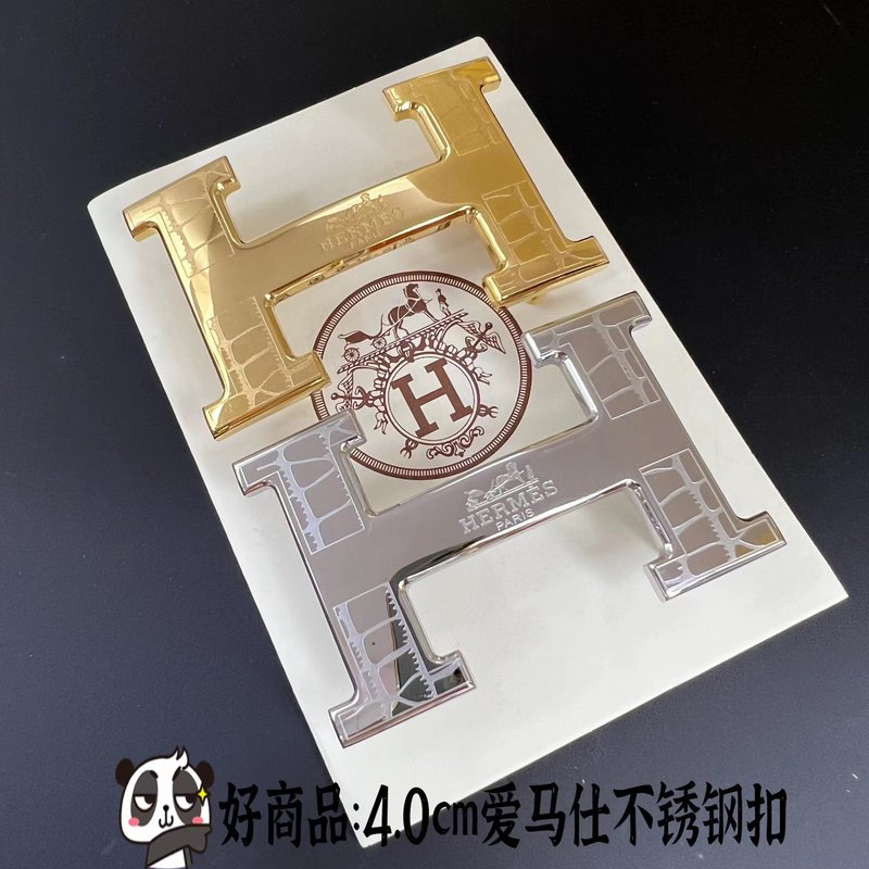 에르메스 4.0cm 스테인리스 버클 벨트 001-220656