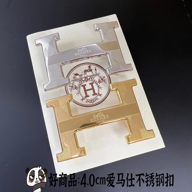 에르메스 4.0cm 스테인리스 버클 벨트 001-220656