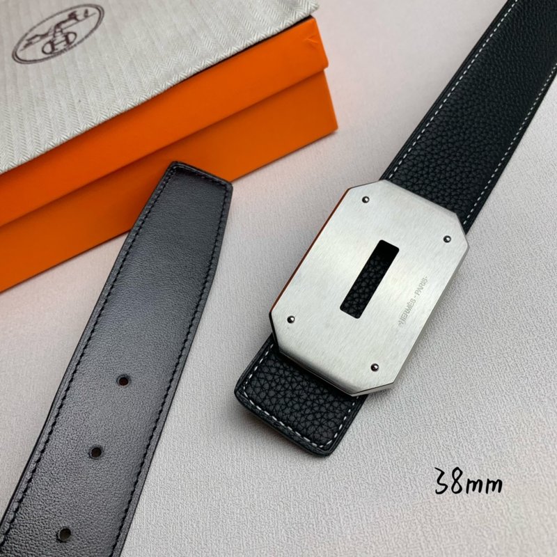 에르메스 클래식 평헤드 양면 벨트 38mm 001-220682