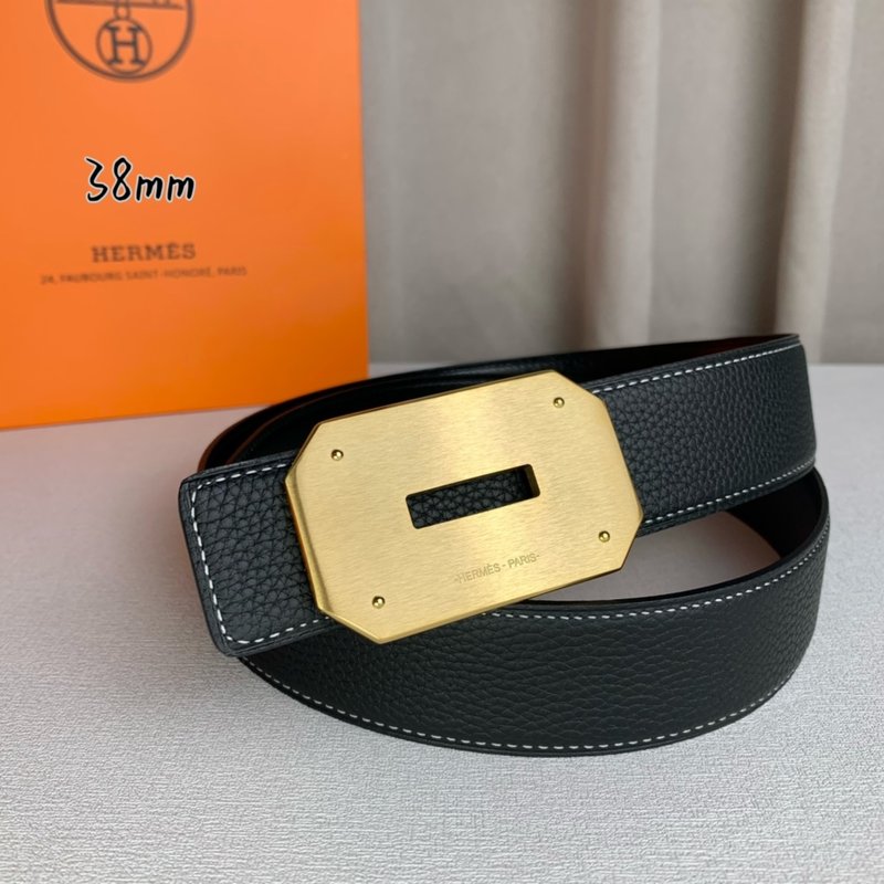 에르메스 클래식 평헤드 양면 벨트 38mm 001-220682