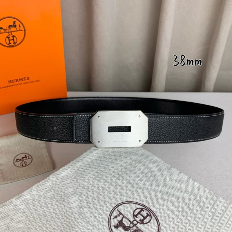 에르메스 클래식 평헤드 양면 벨트 38mm 001-220682