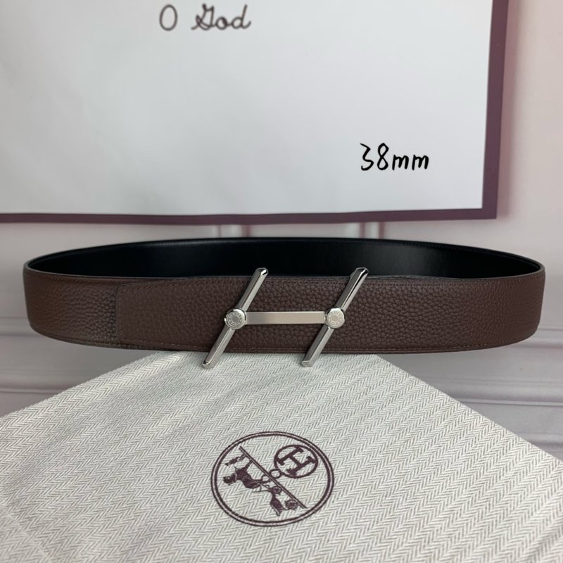 에르메스 더블 H 버클 리버시블 벨트 38mm 001-220688