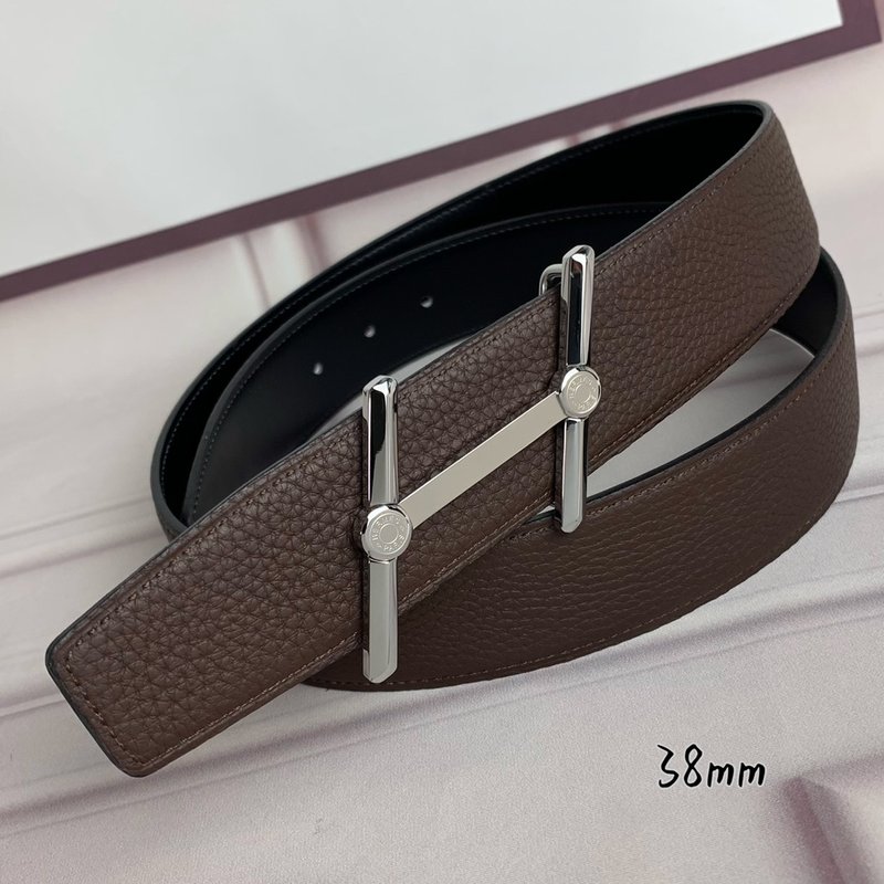 에르메스 더블 H 버클 리버시블 벨트 38mm 001-220688