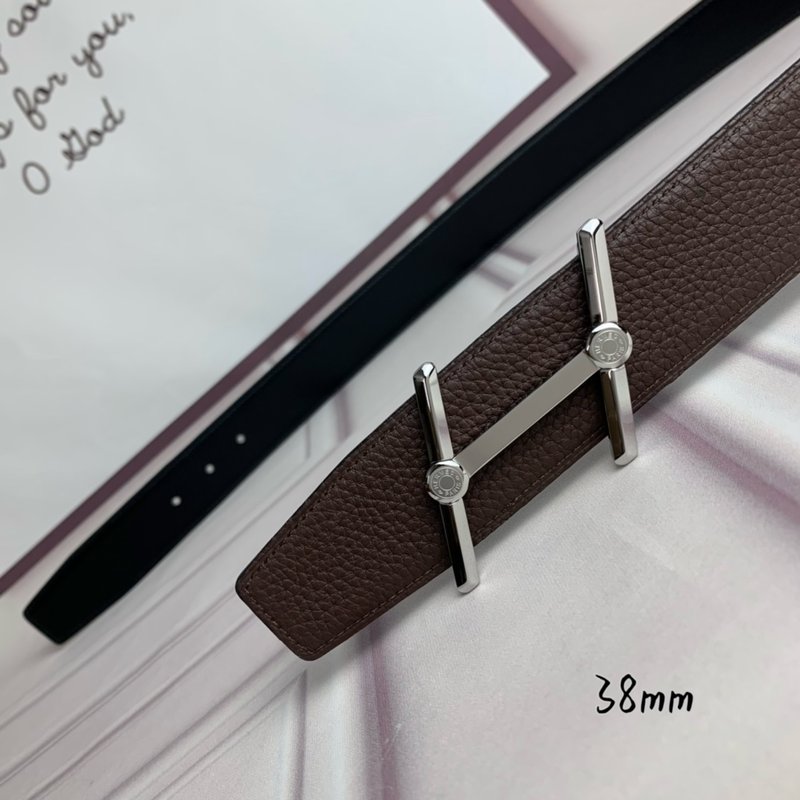 에르메스 더블 H 버클 리버시블 벨트 38mm 001-220688