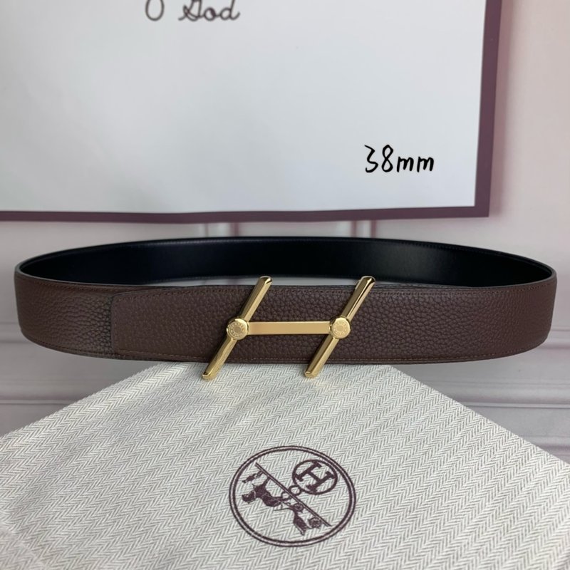 에르메스 더블 H 버클 리버시블 벨트 38mm 001-220688