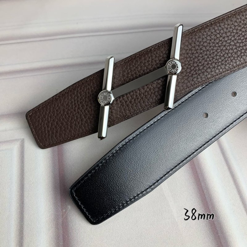 에르메스 더블 H 버클 리버시블 벨트 38mm 001-220688