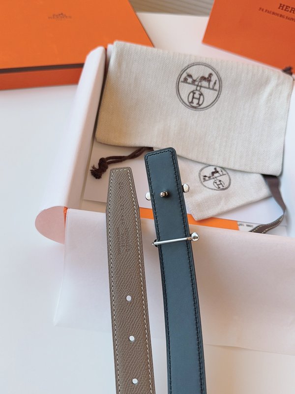 에르메스 스위프트 양면 가죽 벨트 24mm 001-220702