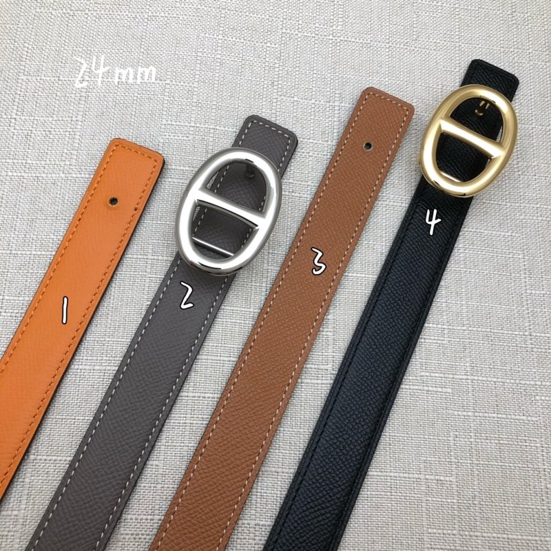 에르메스 여성용 수입 소 가죽 벨트 001-220767