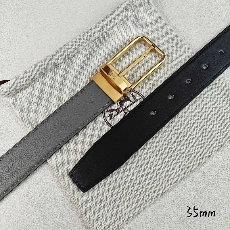 에르메스 핀 버클 벨트 수입 소가죽 35mm 폭 001-220773