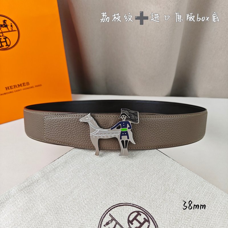 에르메스 양면 H 버클 소가죽 벨트 38mm 001-220788