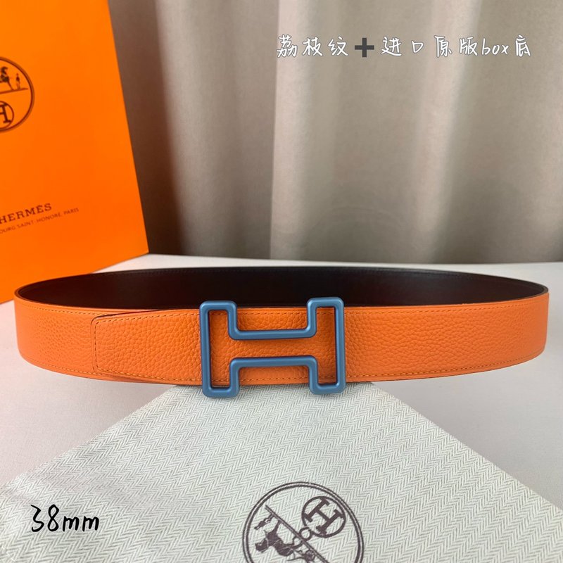 에르메스 양면 소가죽 벨트 38mm 001-220793