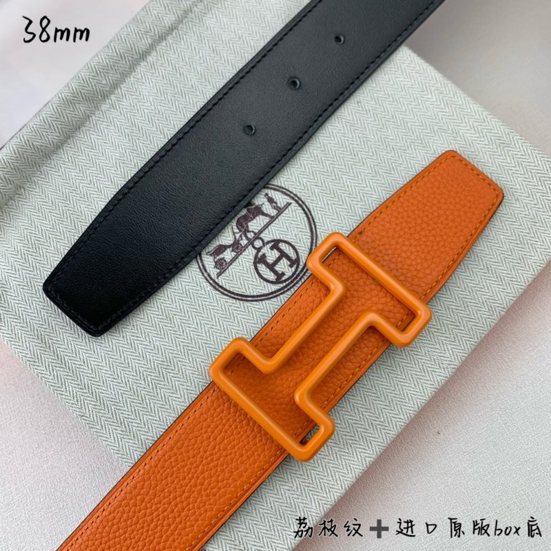 에르메스 양면 소가죽 벨트 38mm 001-220793