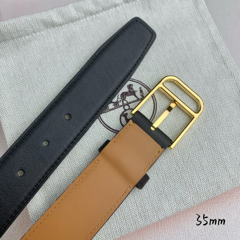 에르메스 뉴 핀 버클 소가죽 벨트 35mm 001-220798