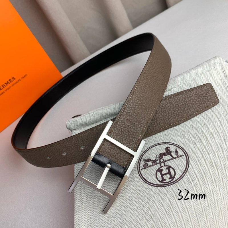 에르메스 양면 핀 버클 벨트 32mm 폭 001-220807