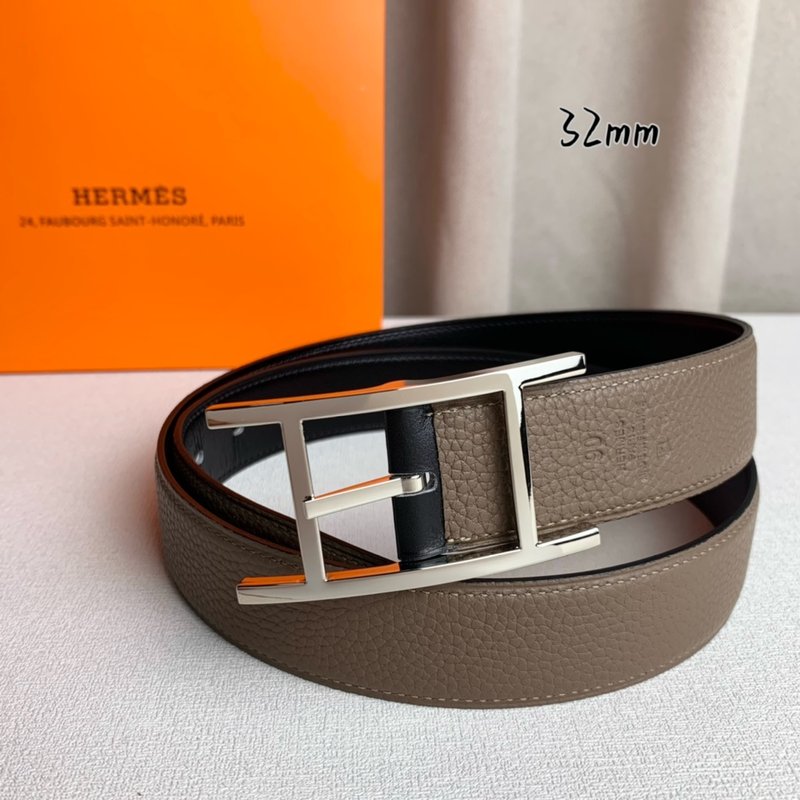 에르메스 양면 핀 버클 벨트 32mm 폭 001-220807