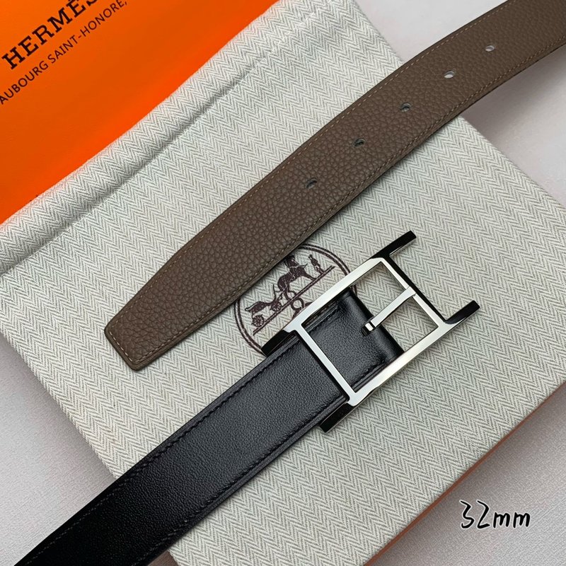 에르메스 양면 핀 버클 벨트 32mm 폭 001-220807