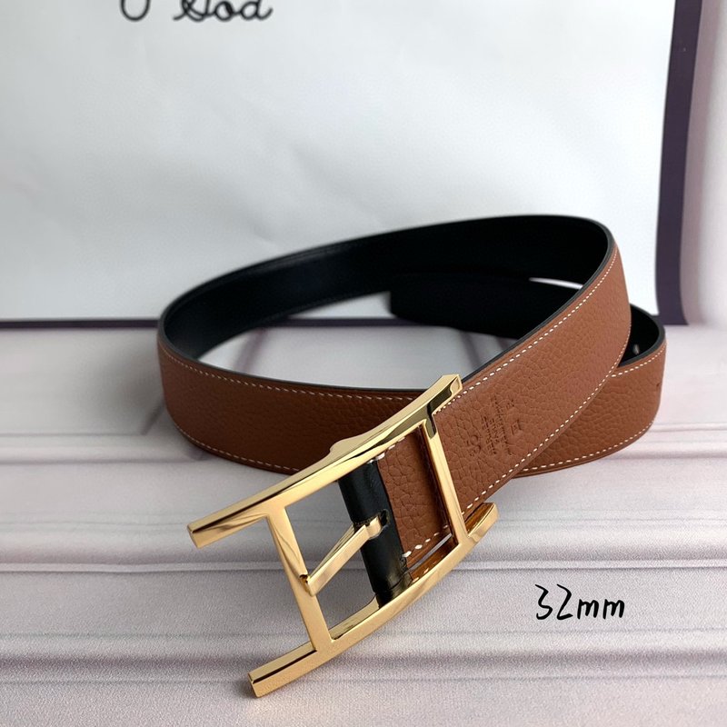 에르메스 핀 버클 양면 벨트 32mm 폭 001-220838