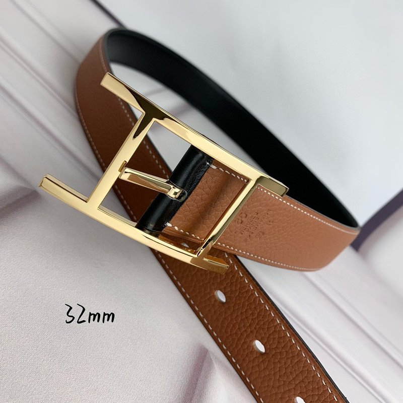 에르메스 핀 버클 양면 벨트 32mm 폭 001-220838