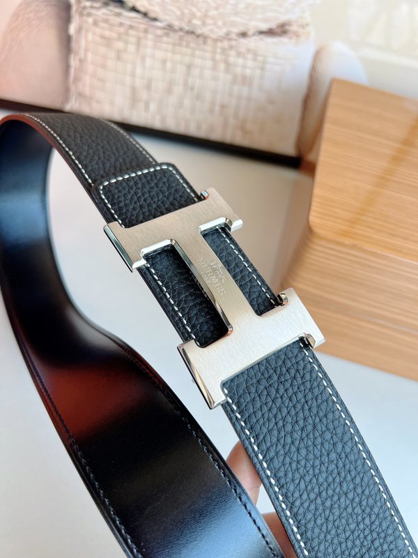 에르메스 클래식 H 버클 벨트 토고 가죽 38mm 001-220846