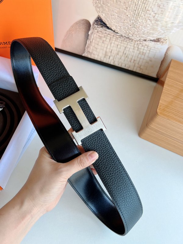 에르메스 클래식 H 버클 벨트 토고 가죽 38mm 001-220848