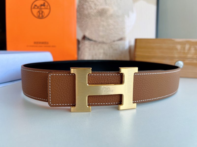 에르메스 클래식 H 버클 벨트 토고 가죽 38mm 001-220849