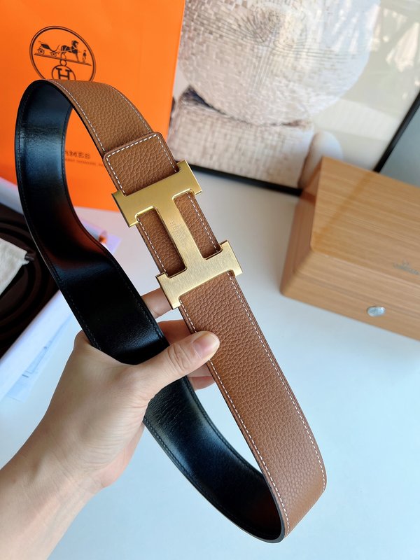 에르메스 클래식 H 버클 벨트 토고 가죽 38mm 001-220849