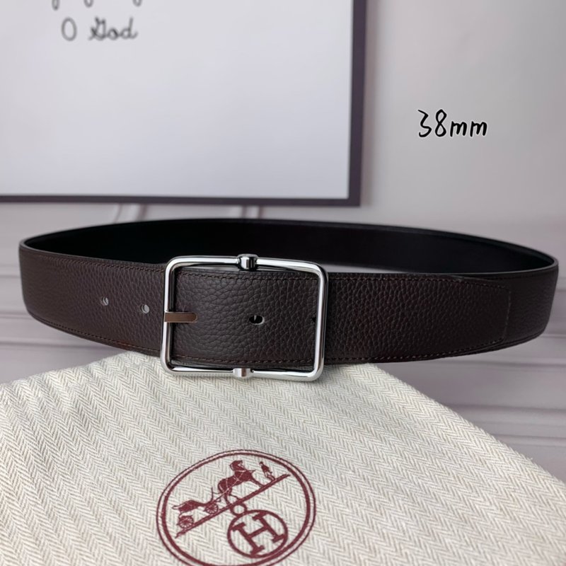 에르메스 핀 버클 소가죽 벨트 38mm 폭 001-220897