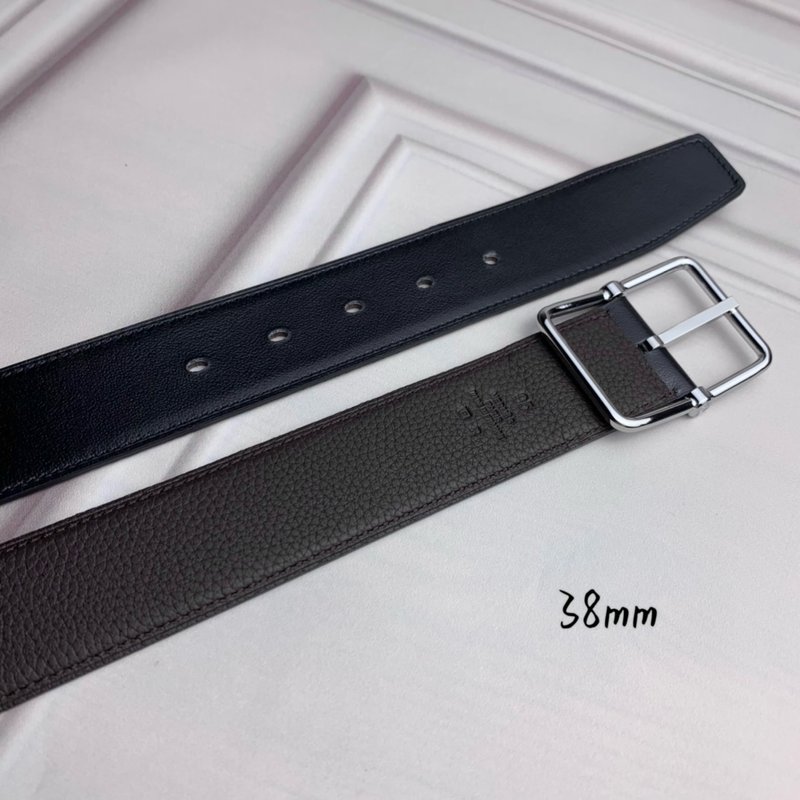 에르메스 핀 버클 소가죽 벨트 38mm 폭 001-220897