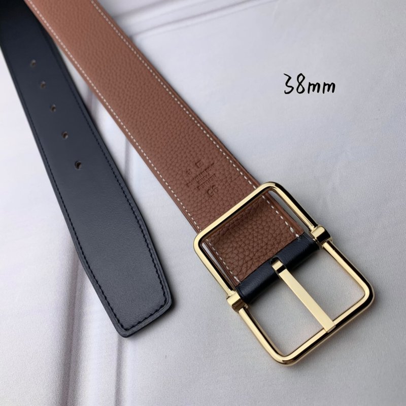 에르메스 양면 벨트 38mm 폭 소 가죽 001-220908