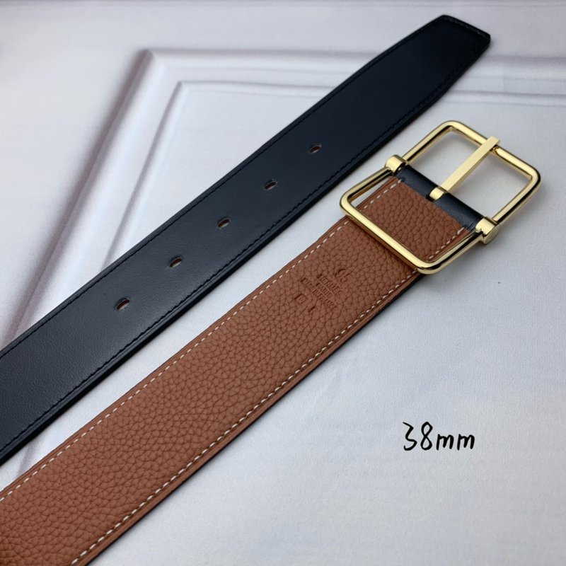 에르메스 양면 벨트 38mm 폭 소 가죽 001-220908