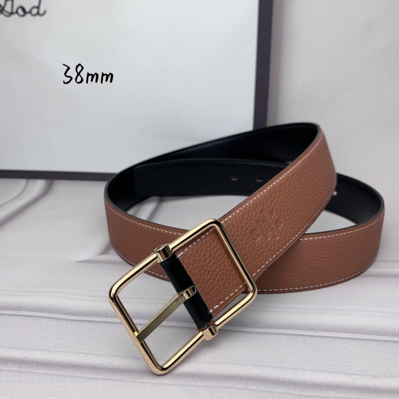 에르메스 양면 벨트 38mm 폭 소 가죽 001-220908
