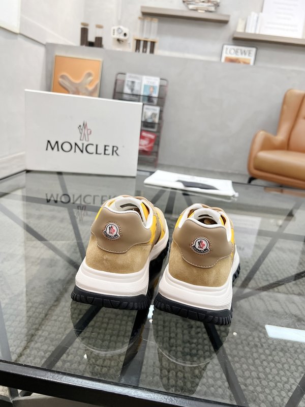 몬클레르 이탈리아 가죽 캔버스 운동화 001-221335
