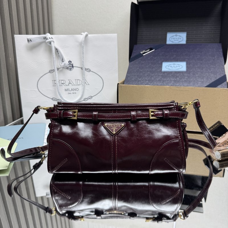 빈티지 오일드 레더 숄더백 001-222458