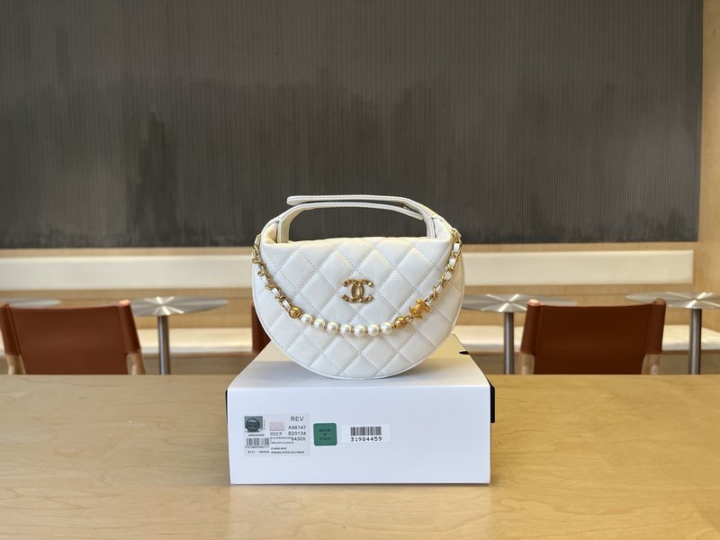 샤넬 진주 체인 훌라백 001-222672